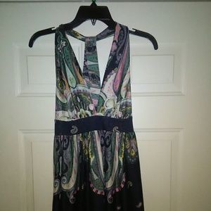 XXI  Paisley halter maxi dress